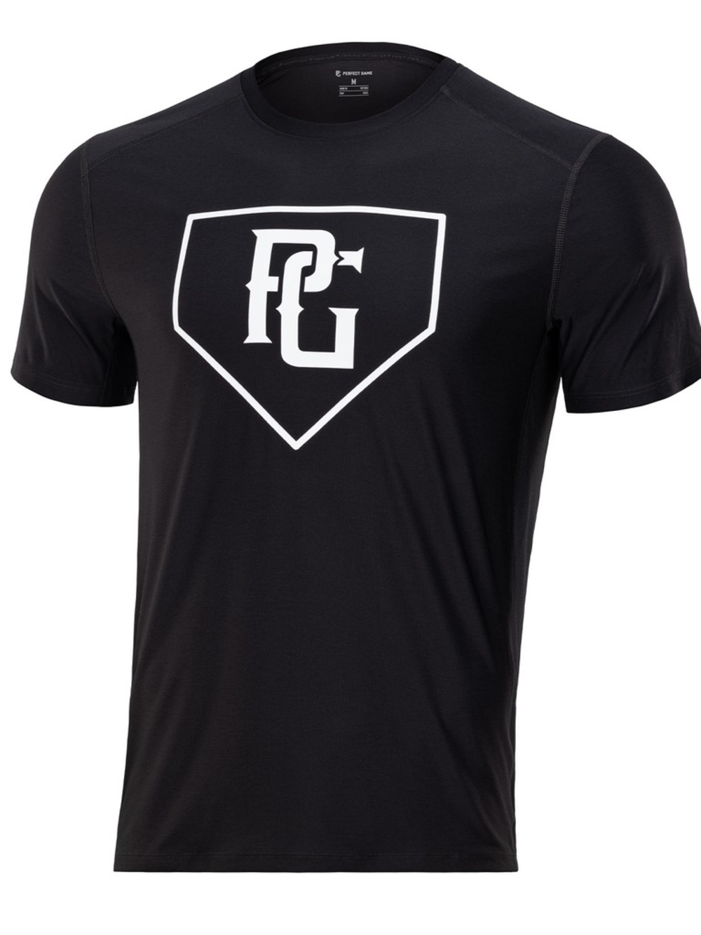 Performance Shirt Short-Sleeve Crew with White Home-Plate Logo